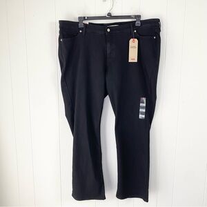 Levi’s 414 Classic Straight Leg Black Jeans Women's Size 24W M NWT